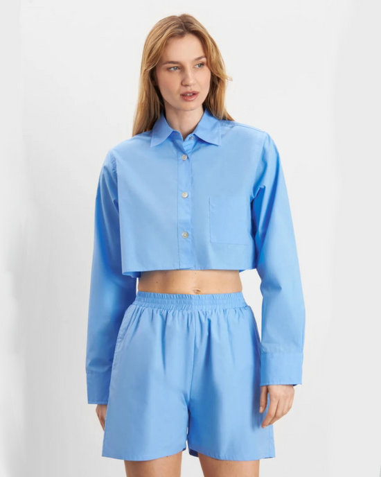 Long Sleeve Cropped Shirt