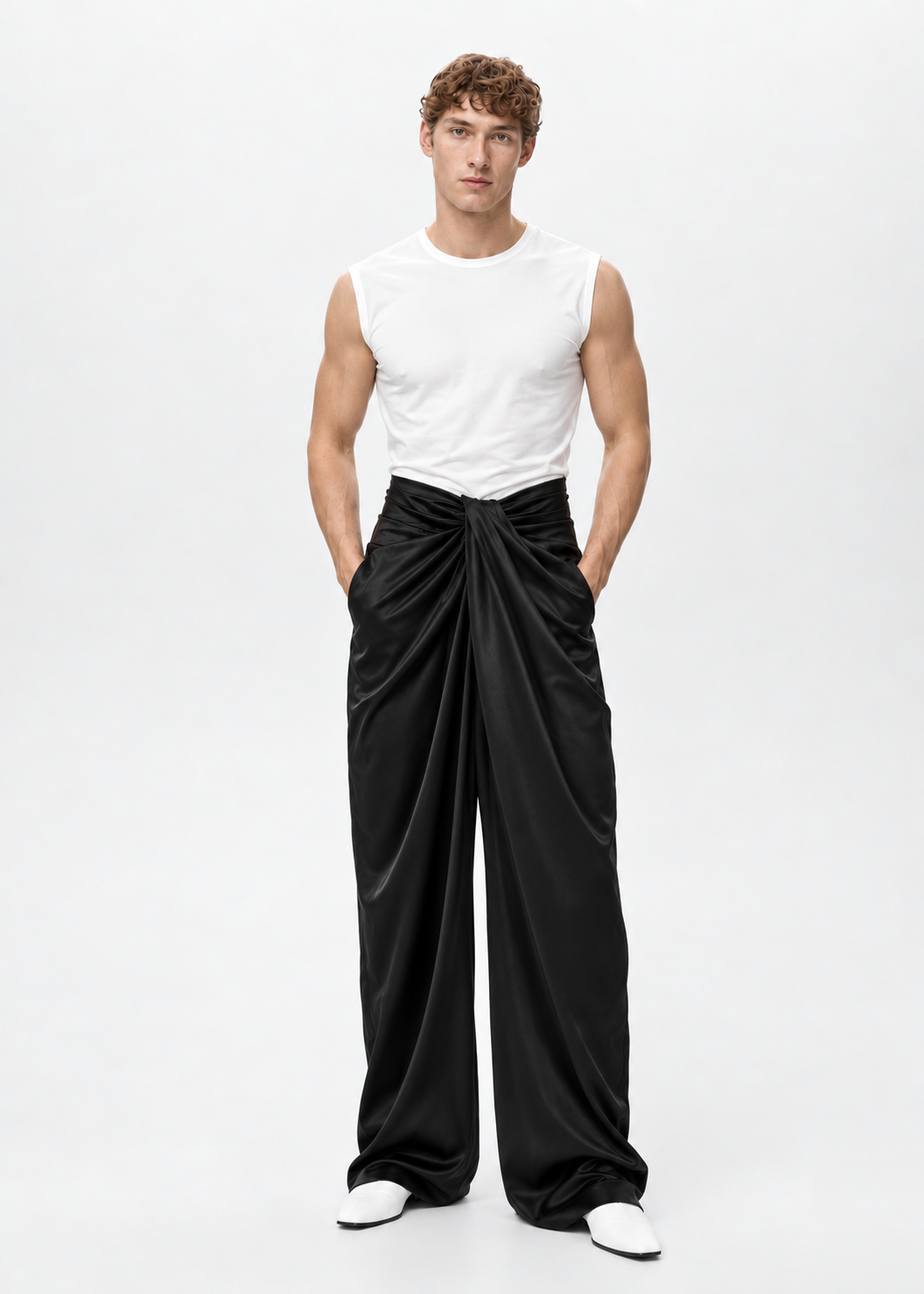 Indian Dhotra Silk Pant
