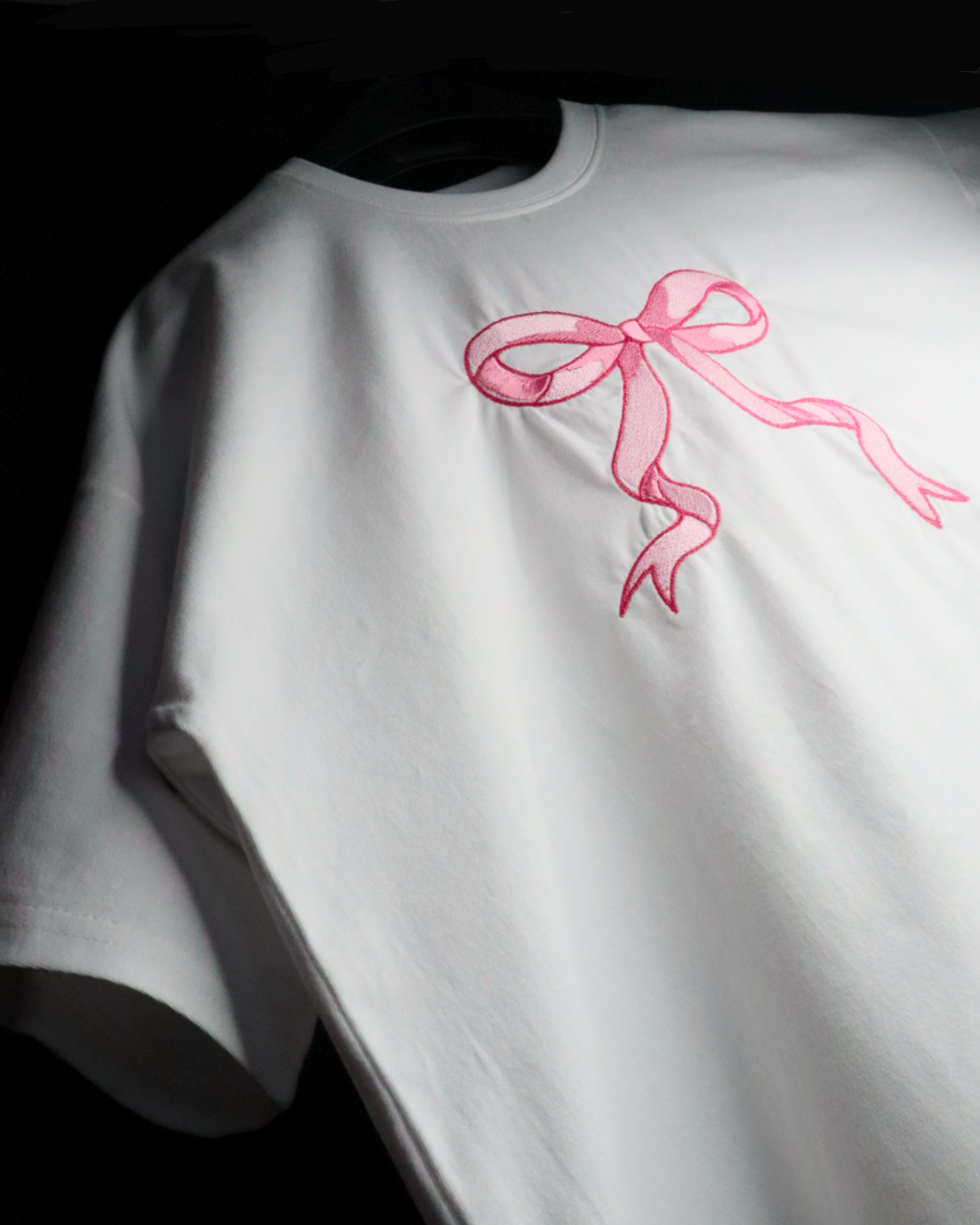 Embroidered Bow Tshirt