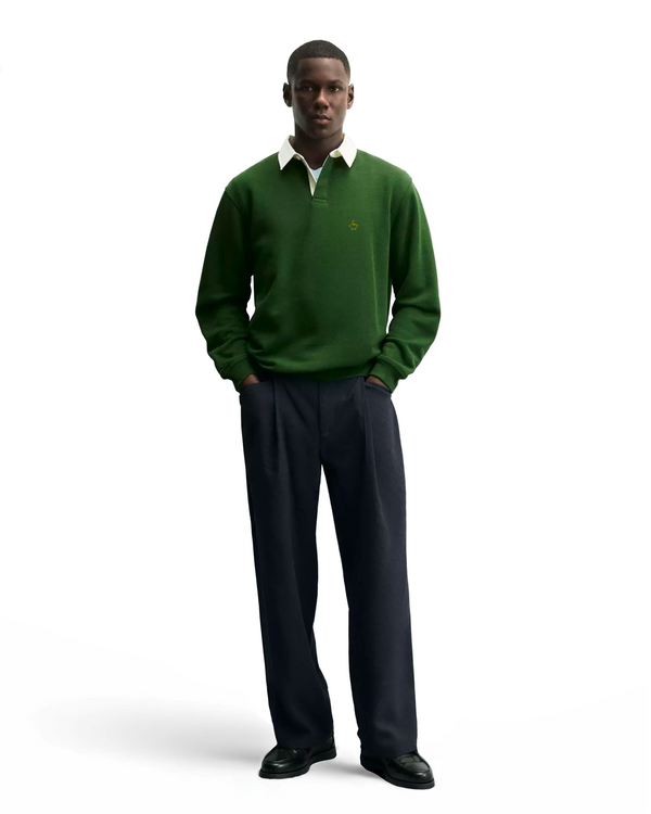 Contrast Collar Sweatshirt