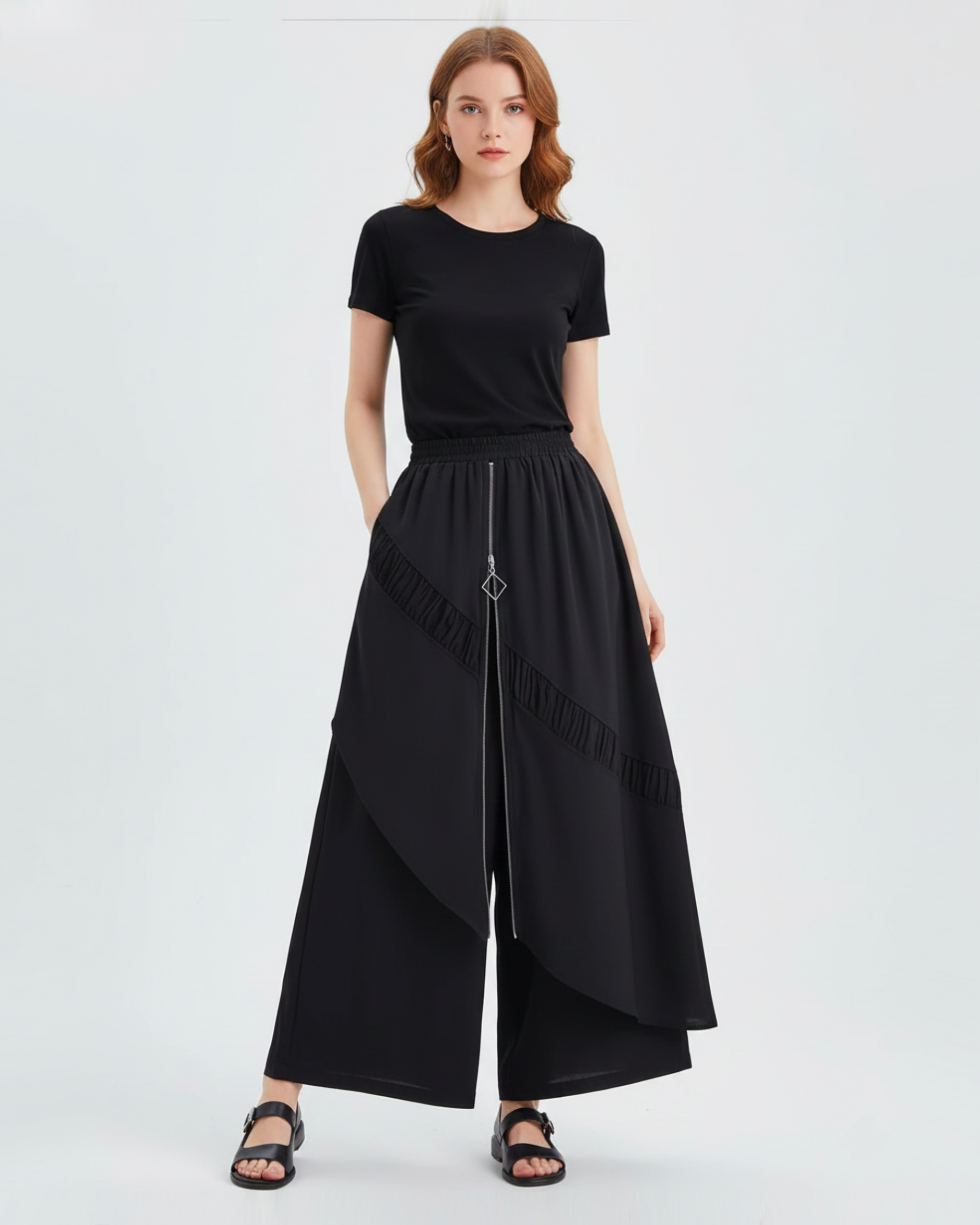 Deconstructed Skort Trousers