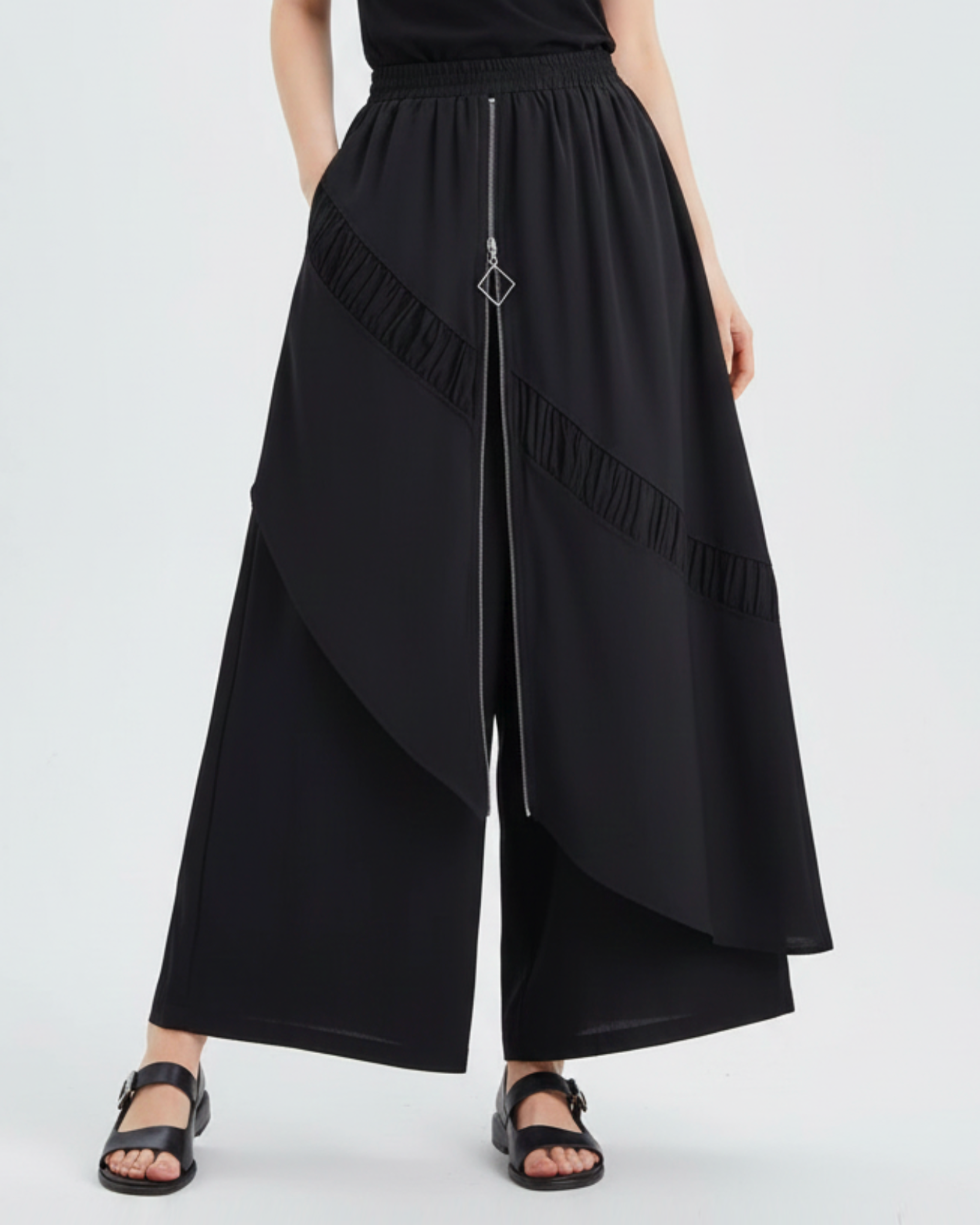 Deconstructed Skort Trousers