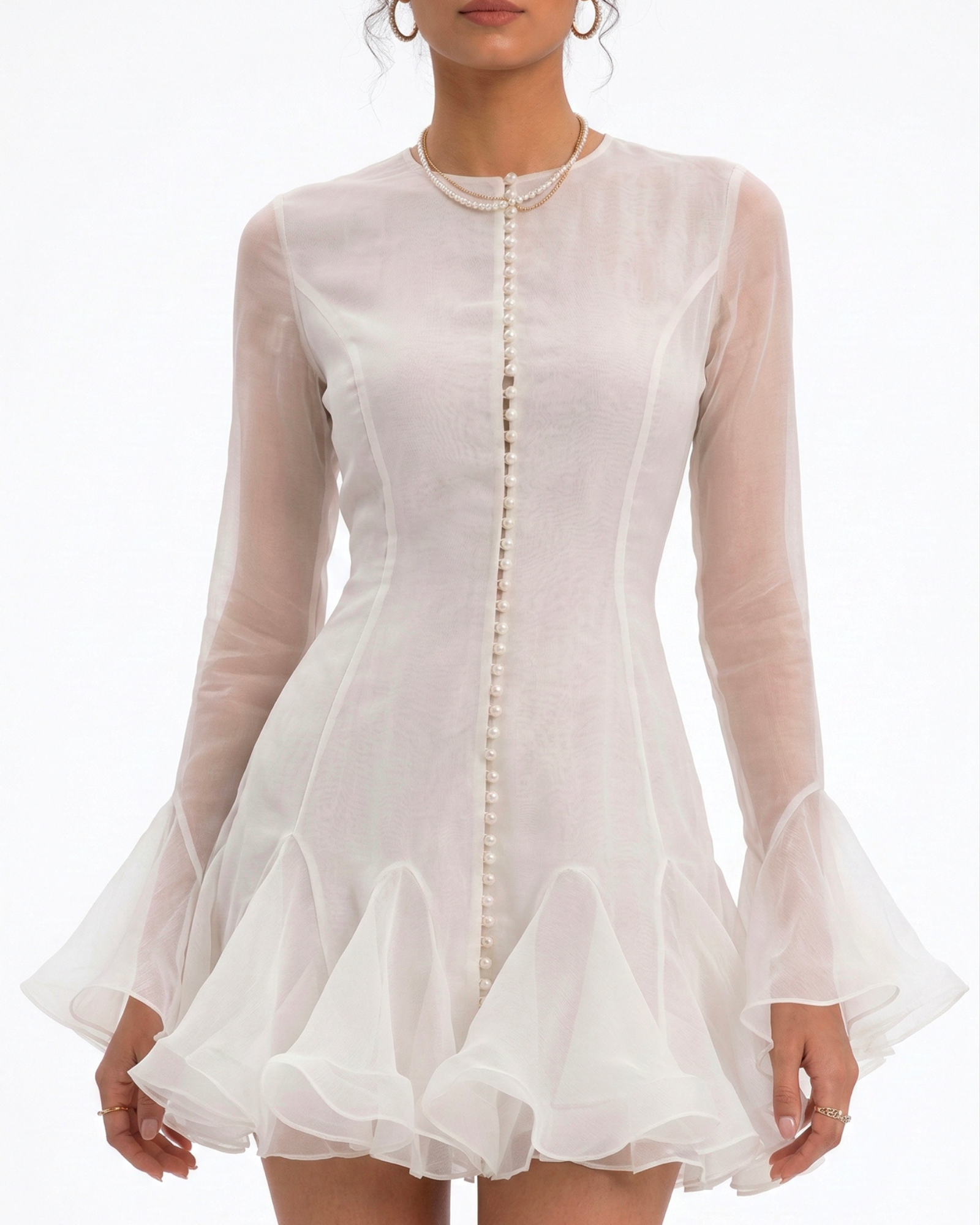 Iris Frill Mini Dress