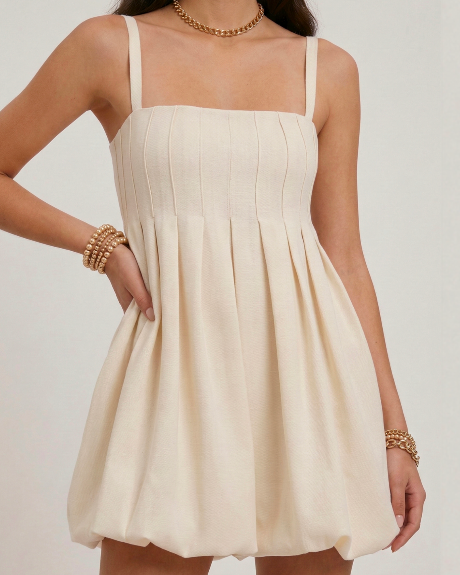 Buttercup Bubble Hem Dress