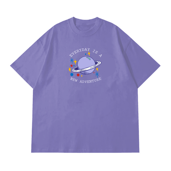 Everyday Is A New Adventure Embroidered Tshirt