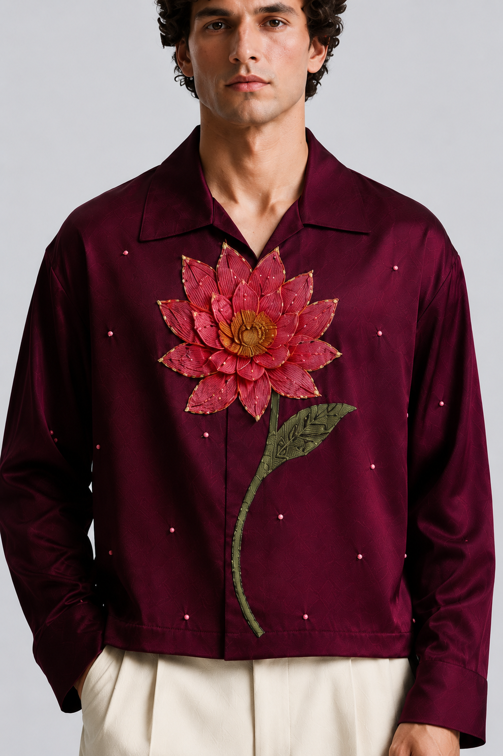 Surkh Silk Shirt