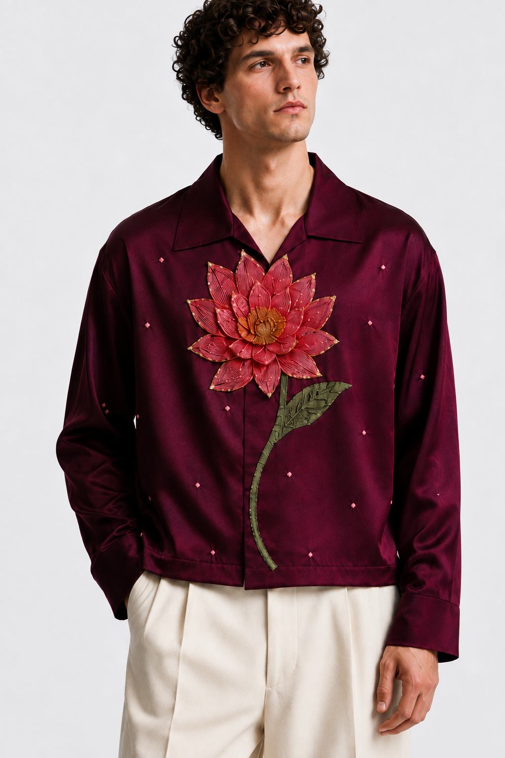 Surkh Silk Shirt